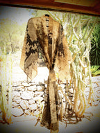 Bedouin Silk Kimono in Cobra print