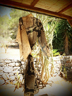 Bedouin Silk Kimono in Cobra print
