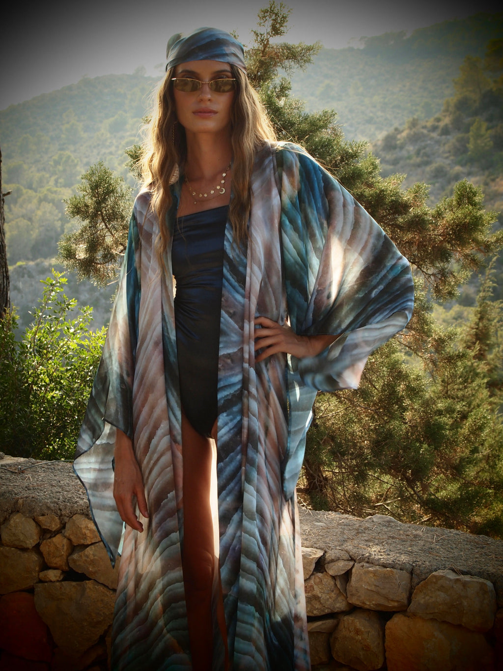 Bedouin Silk Kimono - Thalassa