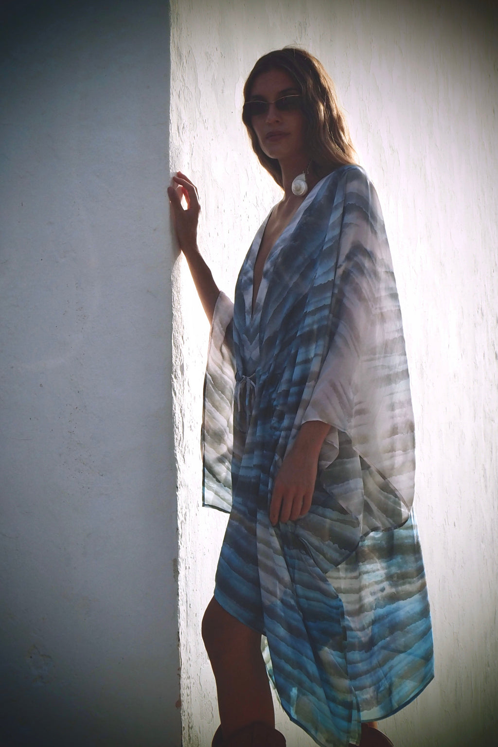 Yaiza Kaftan - Thalassa print