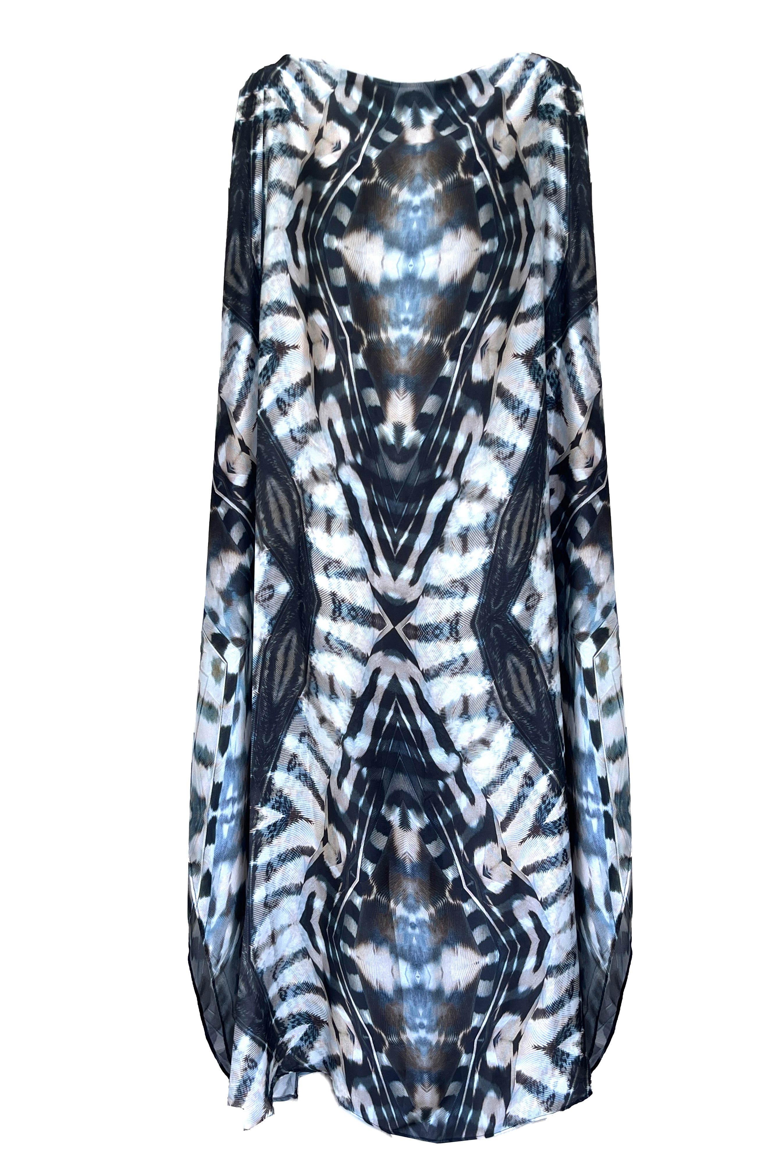 Phoenix Print - Zandra Silk Kaftan