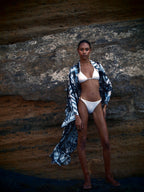 Phoenix print - Bedouin Silk Kimono