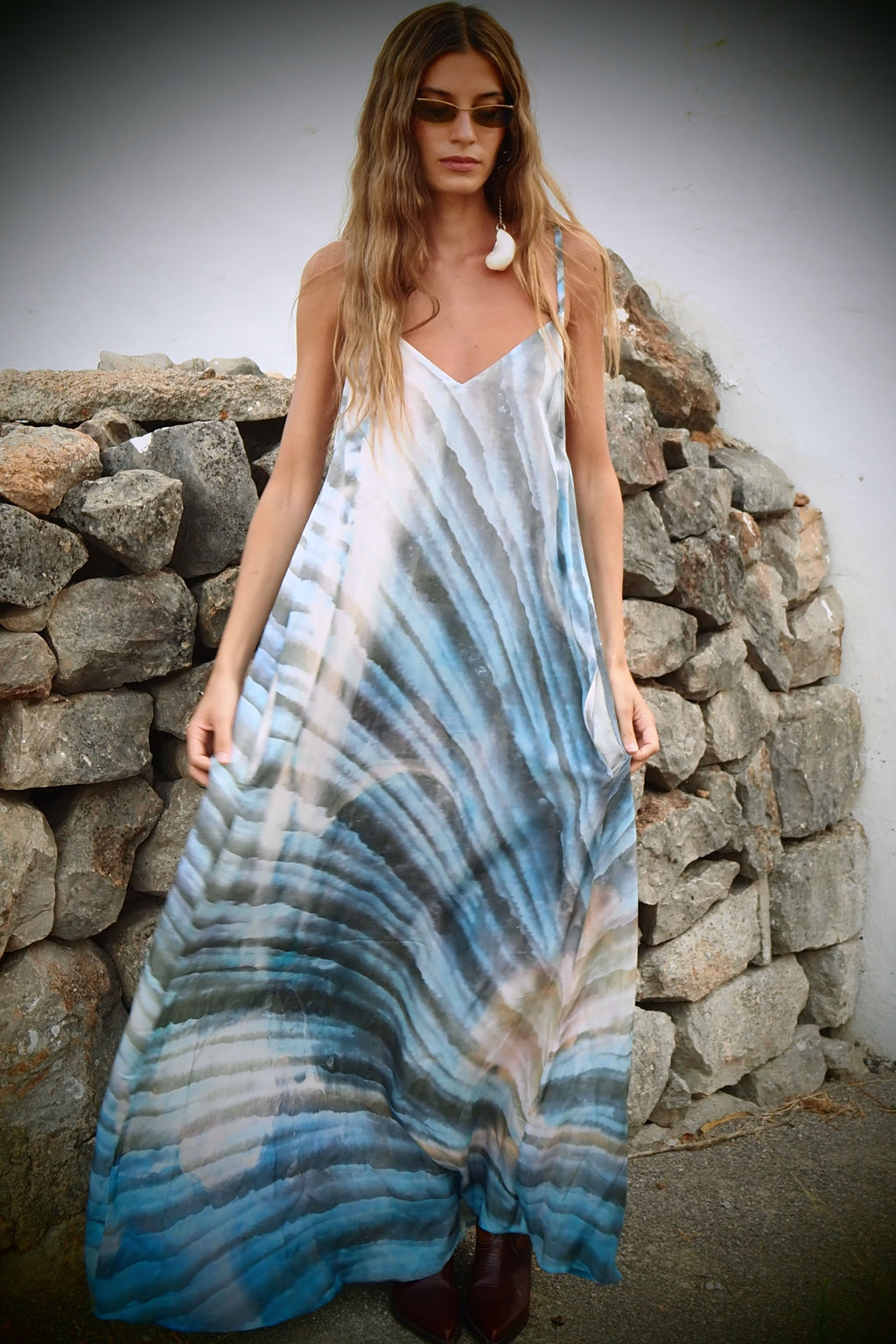 Mayan Dress - Thalassa Print