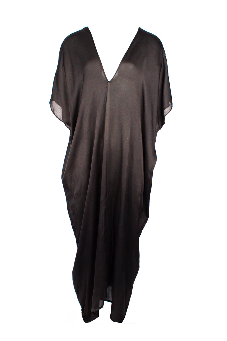 Black Silk Boheme Kaftan