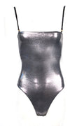 Bond Swimsuit Metallic Chrome