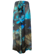 Silk wide-leg Pants in Schiller Print