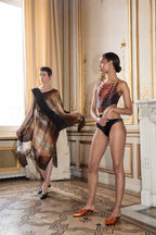 Mona Swims Zahar Skin Kaia Cut-Out Swimsuit Flying Solo Paris Fashion Week BTS