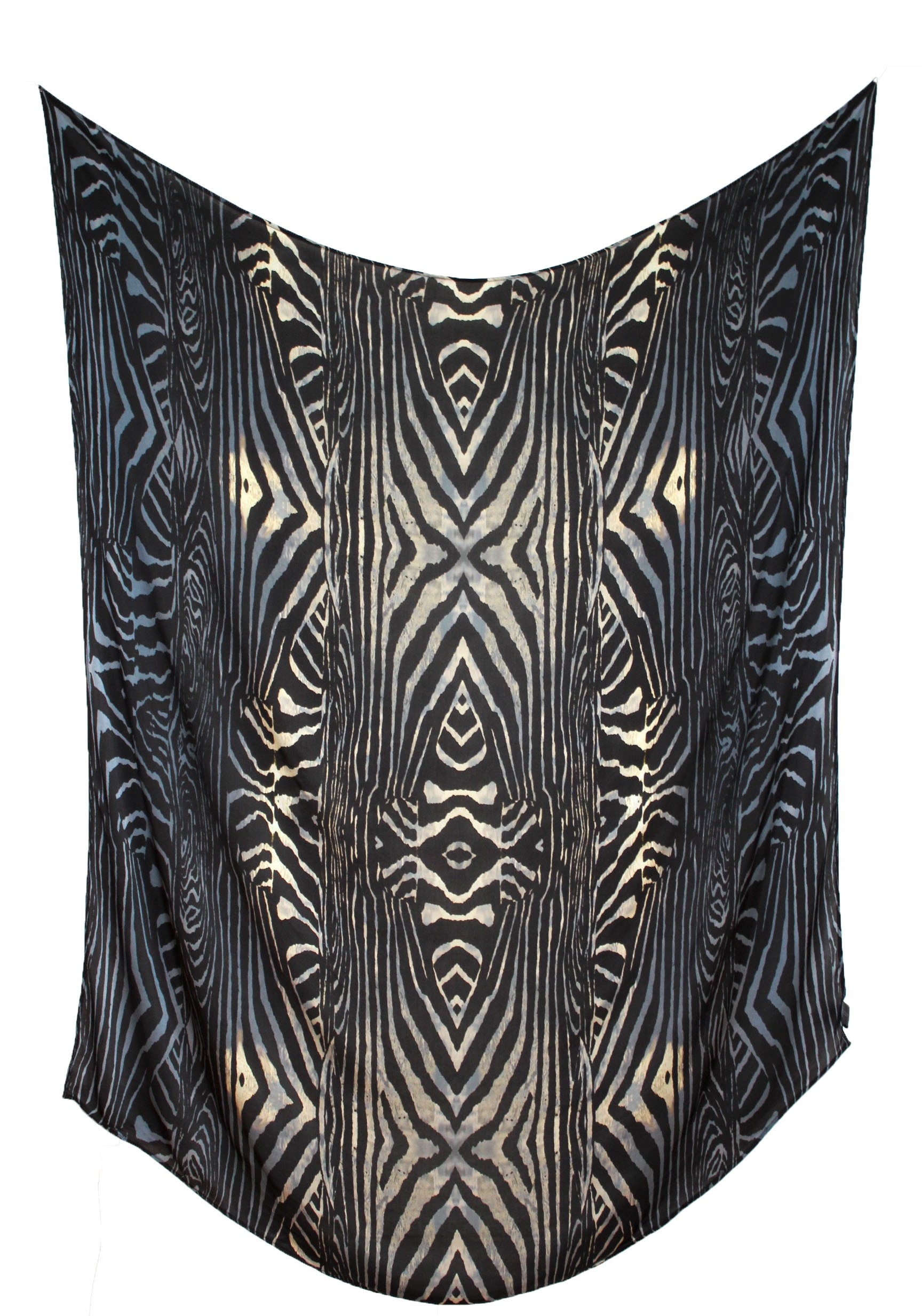 Handmade pure silk scarf