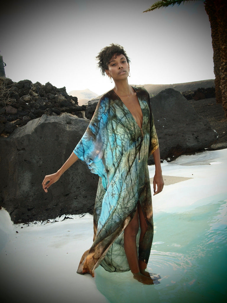 Indra print - Isla Silk Kaftan