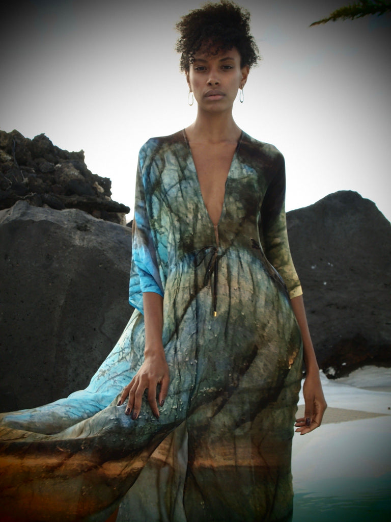 Indra print - Isla Silk Kaftan