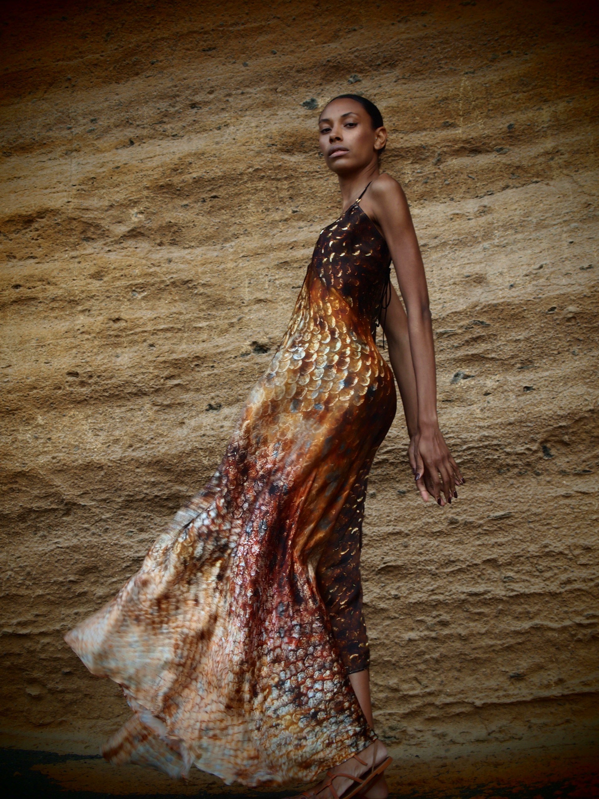 Xarracca Dress in Magma Siren Print