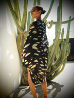 Olivia Cape -  Obsidian Print