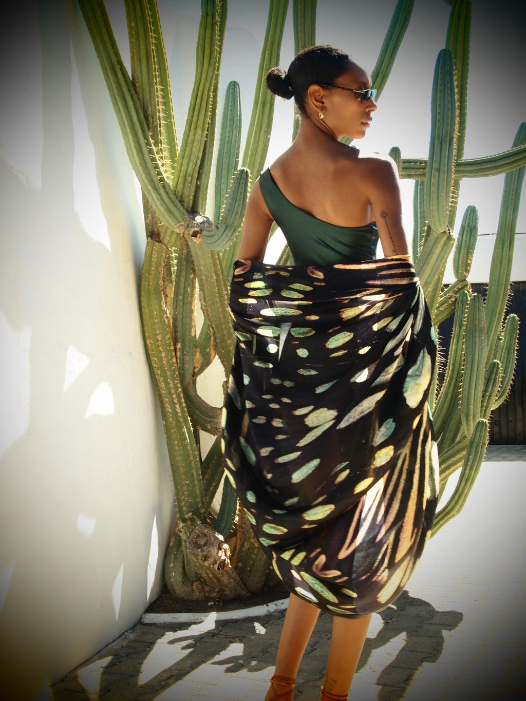 Olivia Cape -  Obsidian Print