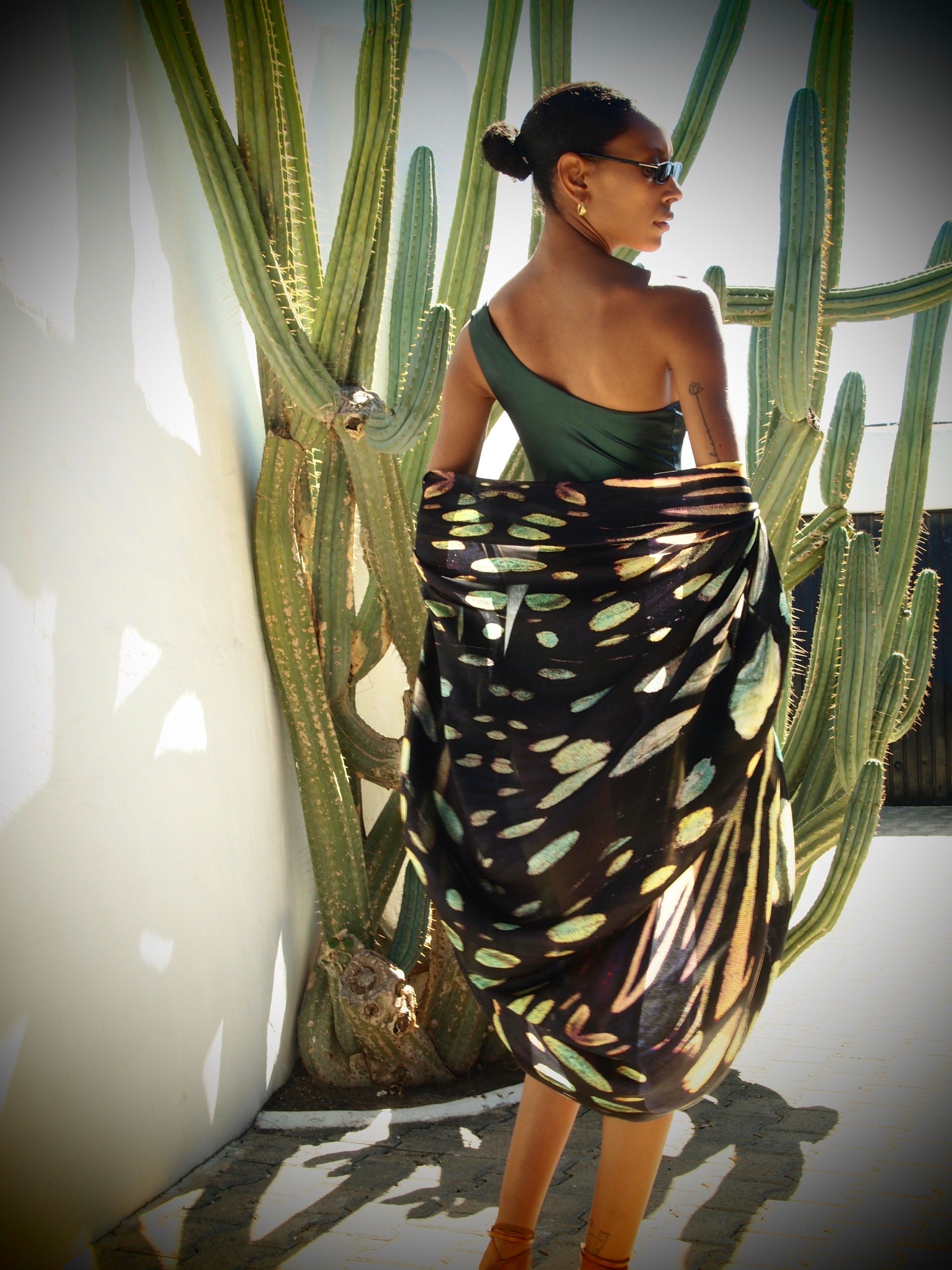 Olivia Cape -  Obsidian Print