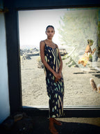 Selene Dress - Obsidian Print