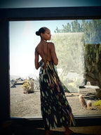 Selene Dress - Obsidian Print