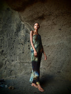 Ava Silk Dress Indra Print