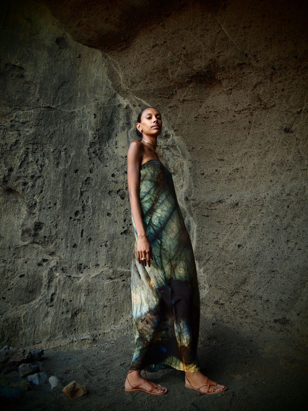 Ava Silk Dress Indra Print