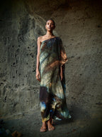 Ava Silk Dress Indra Print