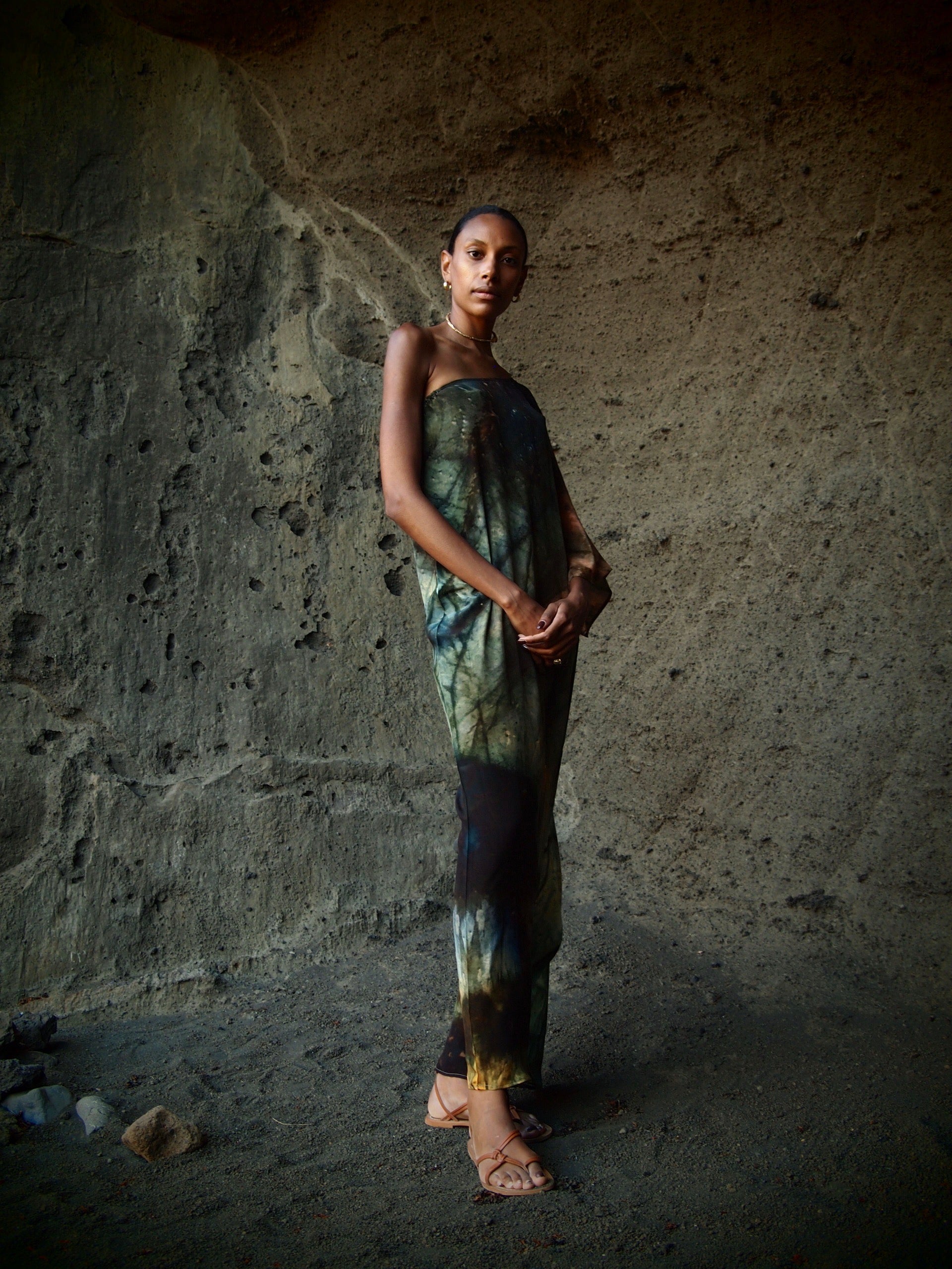 Ava Silk Dress Indra Print