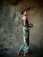 Ava Silk Dress Indra Print