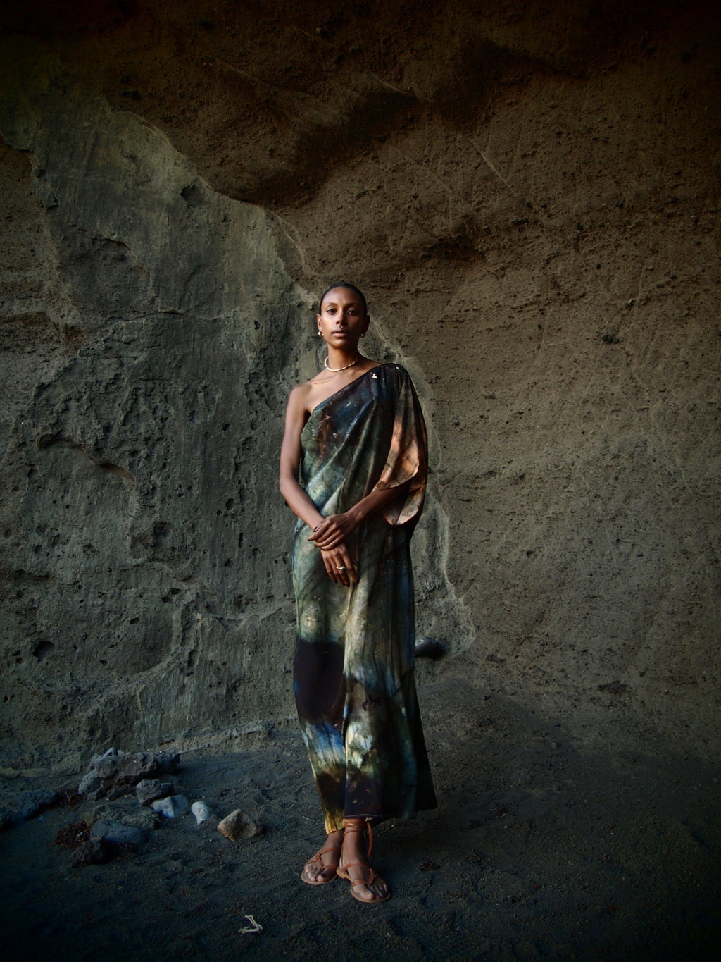 Ava Silk Dress Indra Print