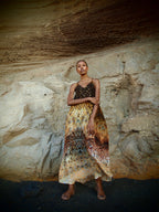 Magma Siren Print - Mayan Dress