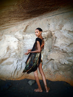 Cleopatra 2 Way Silk Kaftan Indra Print