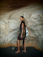 Cleopatra 2 Way Silk Kaftan Indra Print