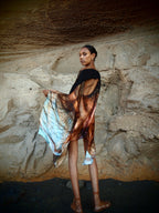 Cleopatra 2 Way Silk Kaftan Indra Print
