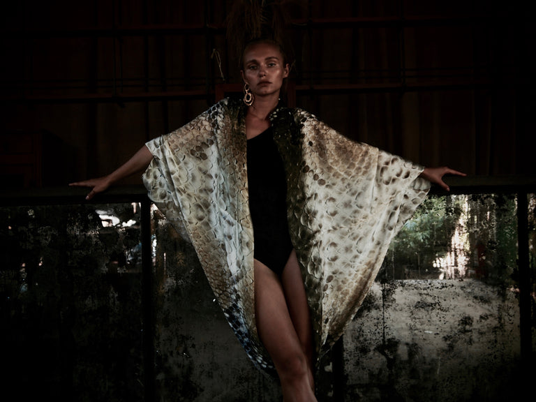 Olivia Silk Cape Cobra