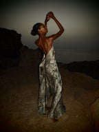 Yemanja Print Xarracca Silk Dress