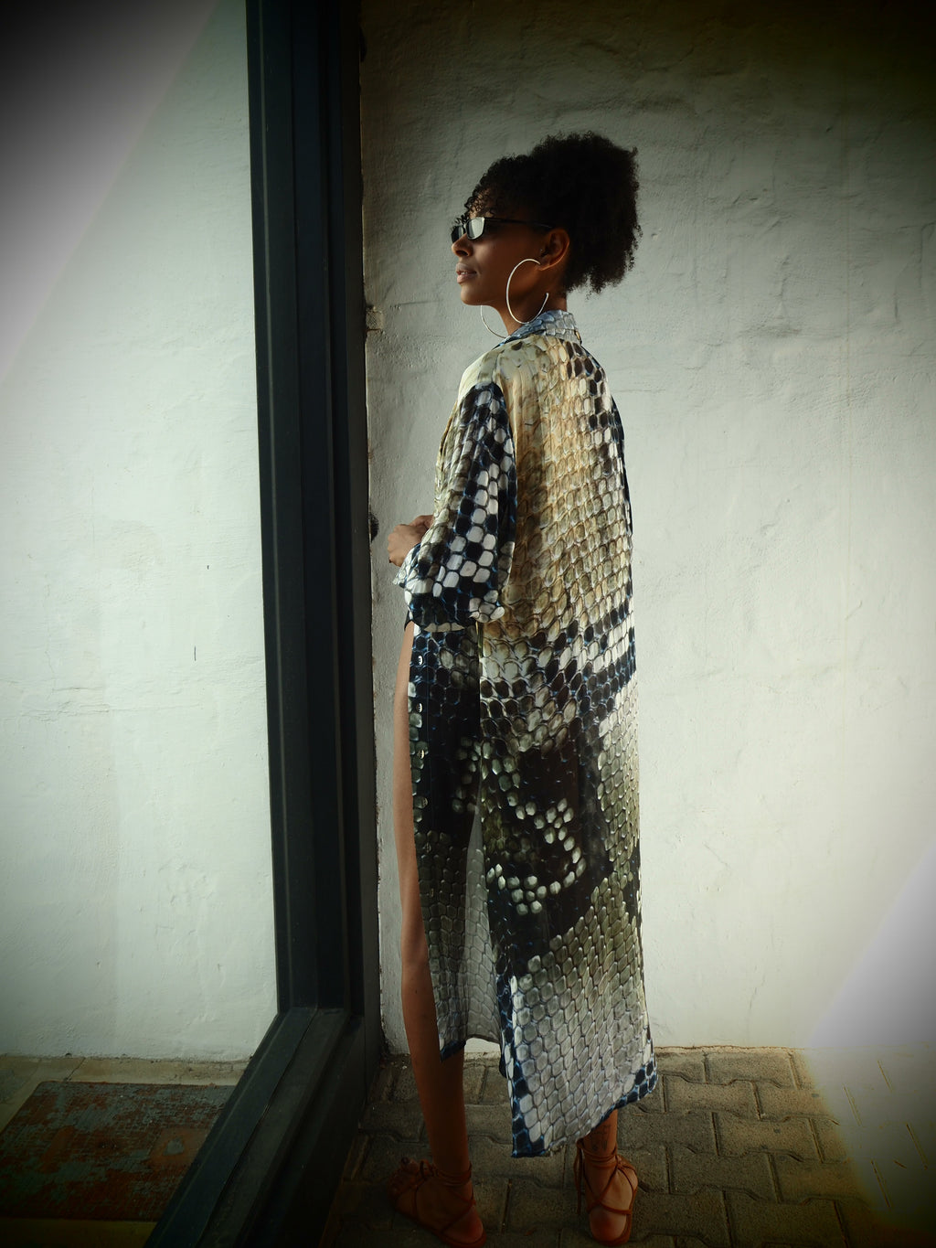 Stevie Shirt dress - Cobra Print