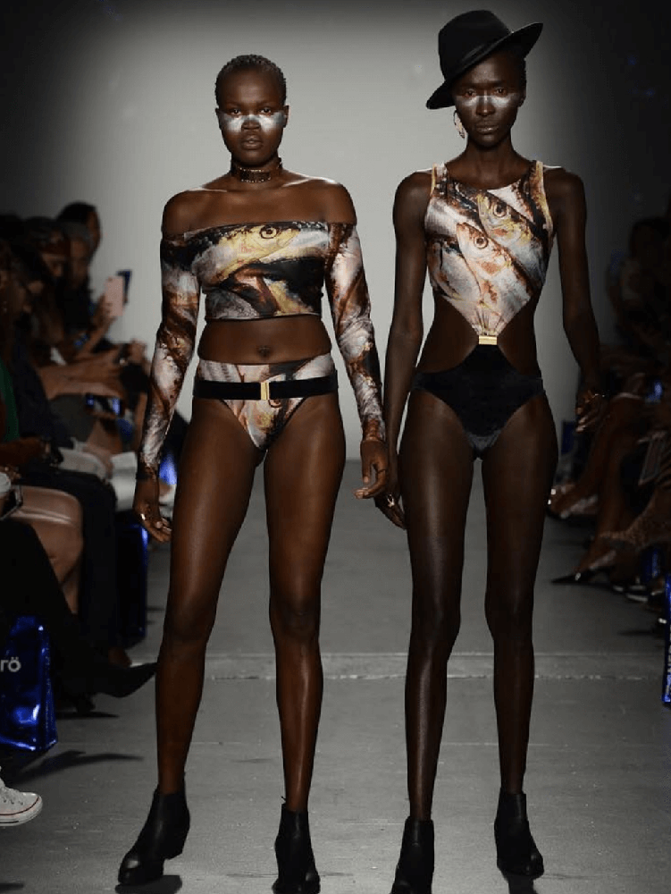 Off shoulder long sleeve bikini top