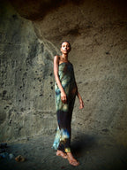 Ava Silk Dress Indra Print