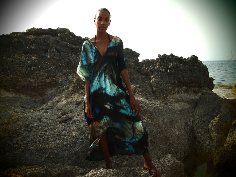 Boheme Silk Kaftan Schiller