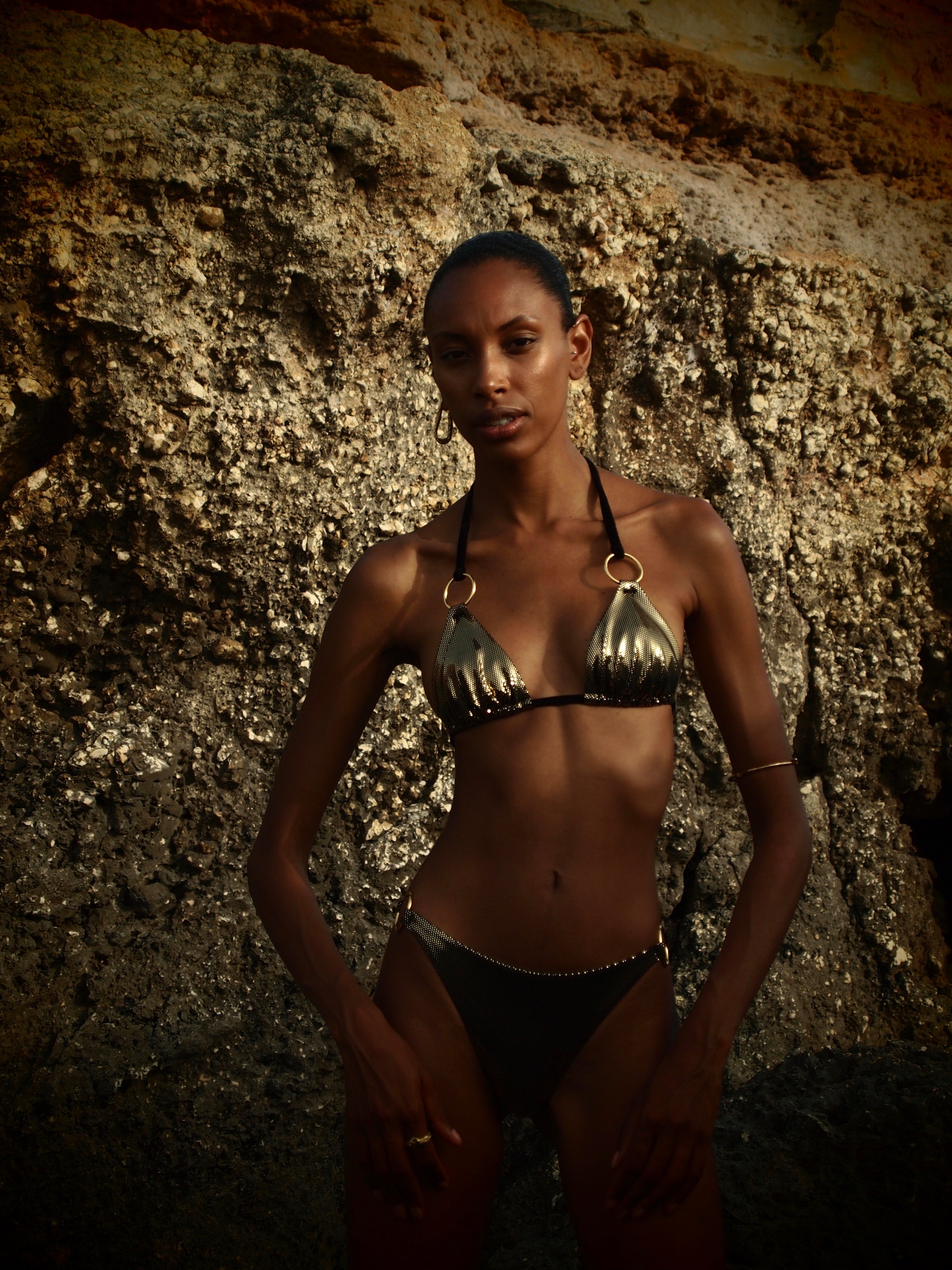 Gold Metallic - Cher Bikini