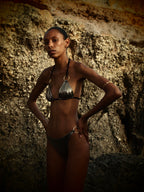 Gold Metallic - Cher Bikini