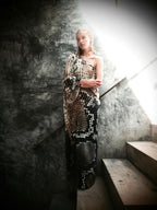 Ava Silk Dress Cobra