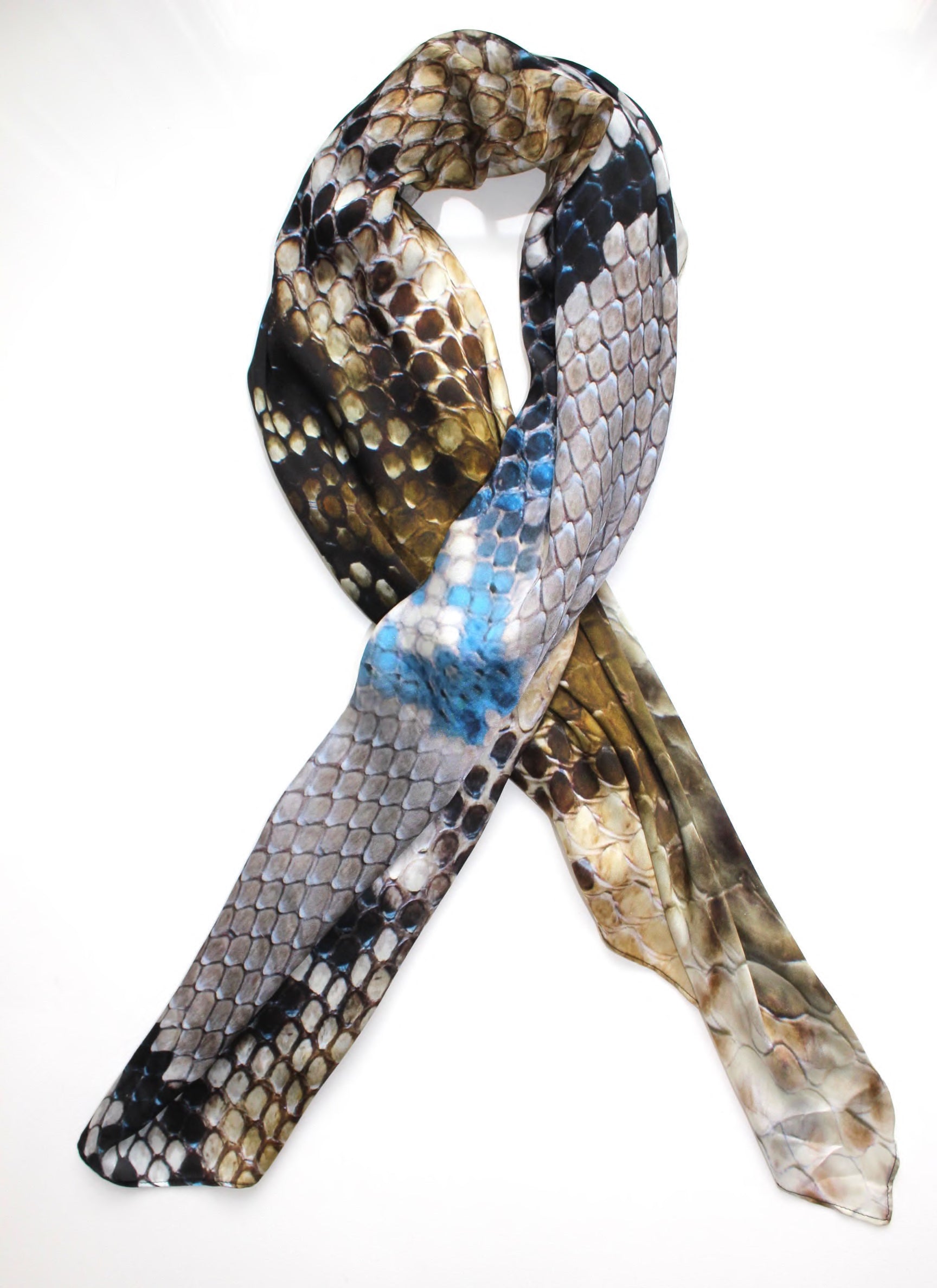 Silk Sarong Cobra print