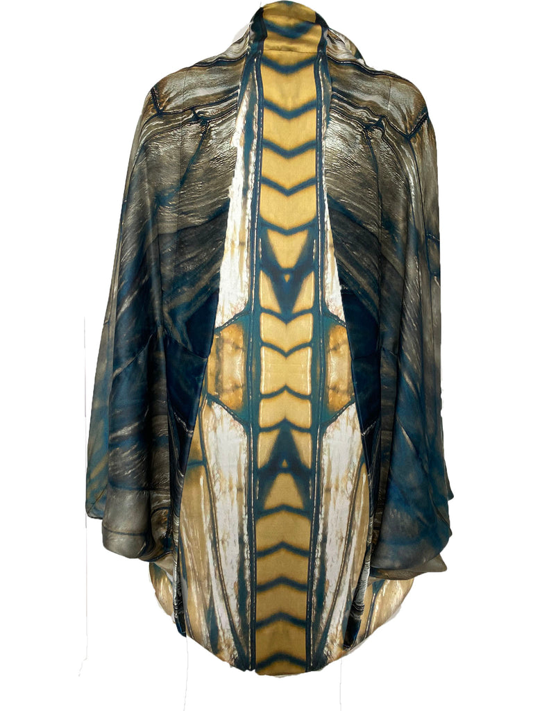 Freya Olivia Silk Cape