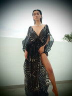 Moray Print - Venus Silk Kaftan