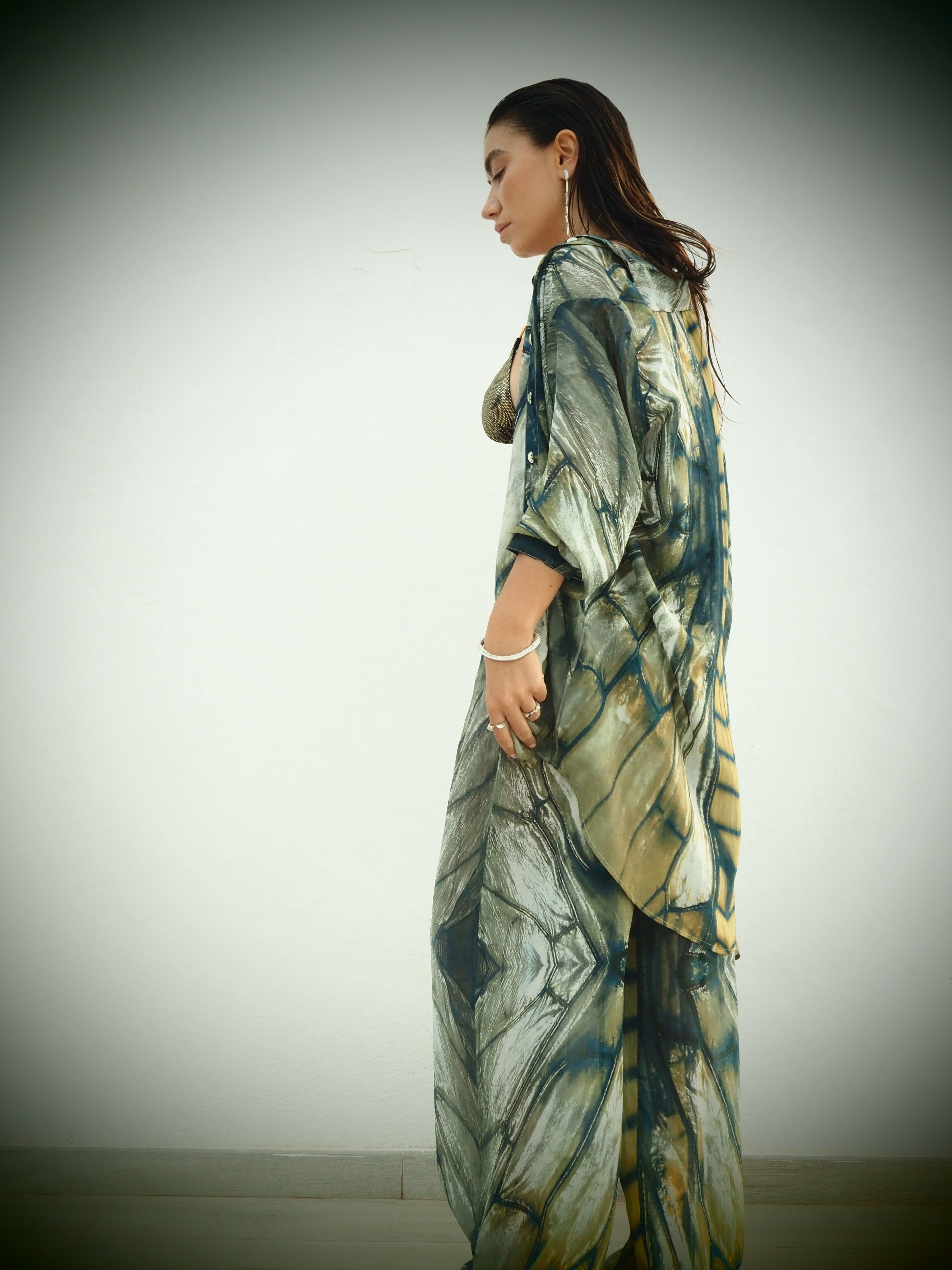 Silk Shirt - Freya Print