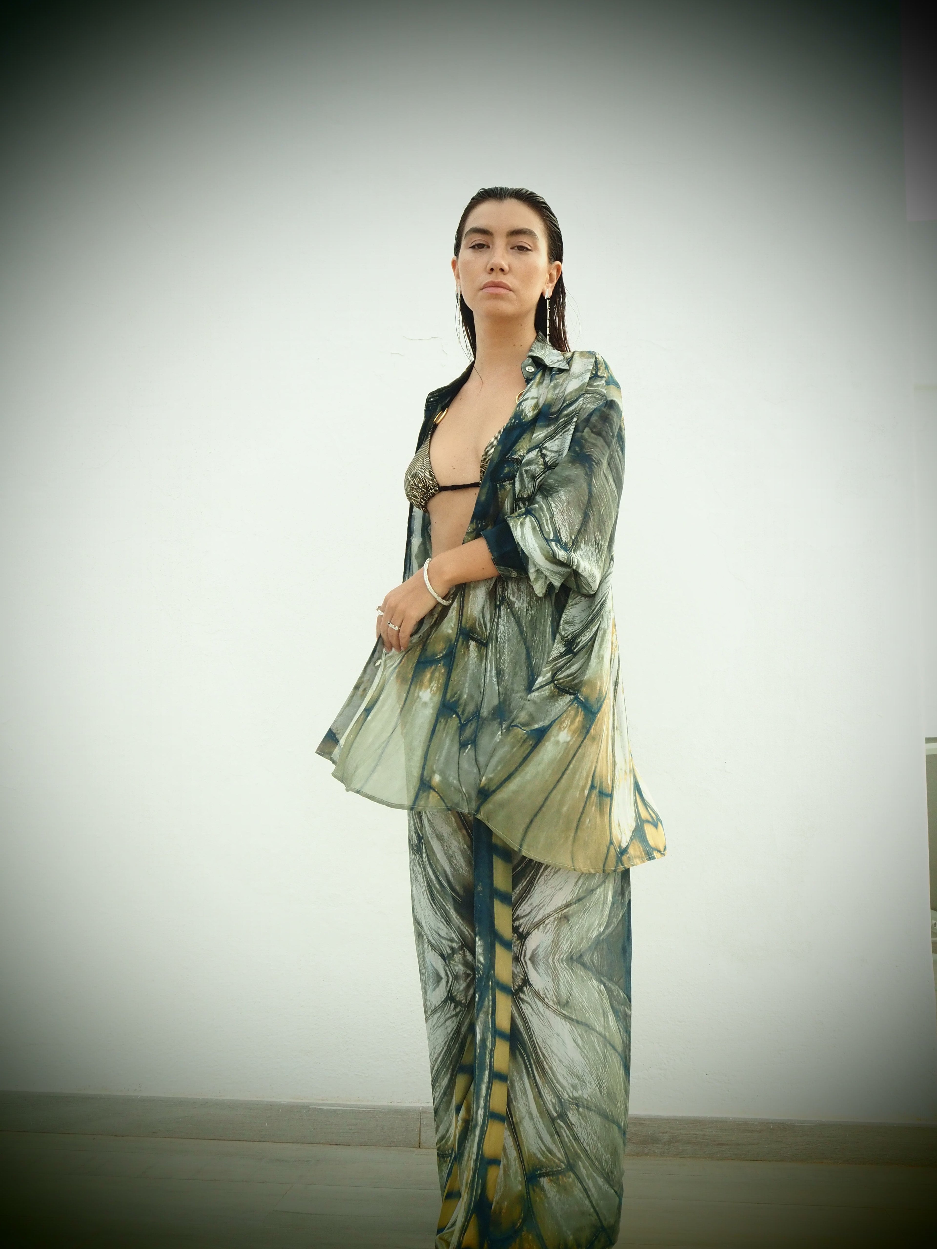 Silk Shirt - Freya Print