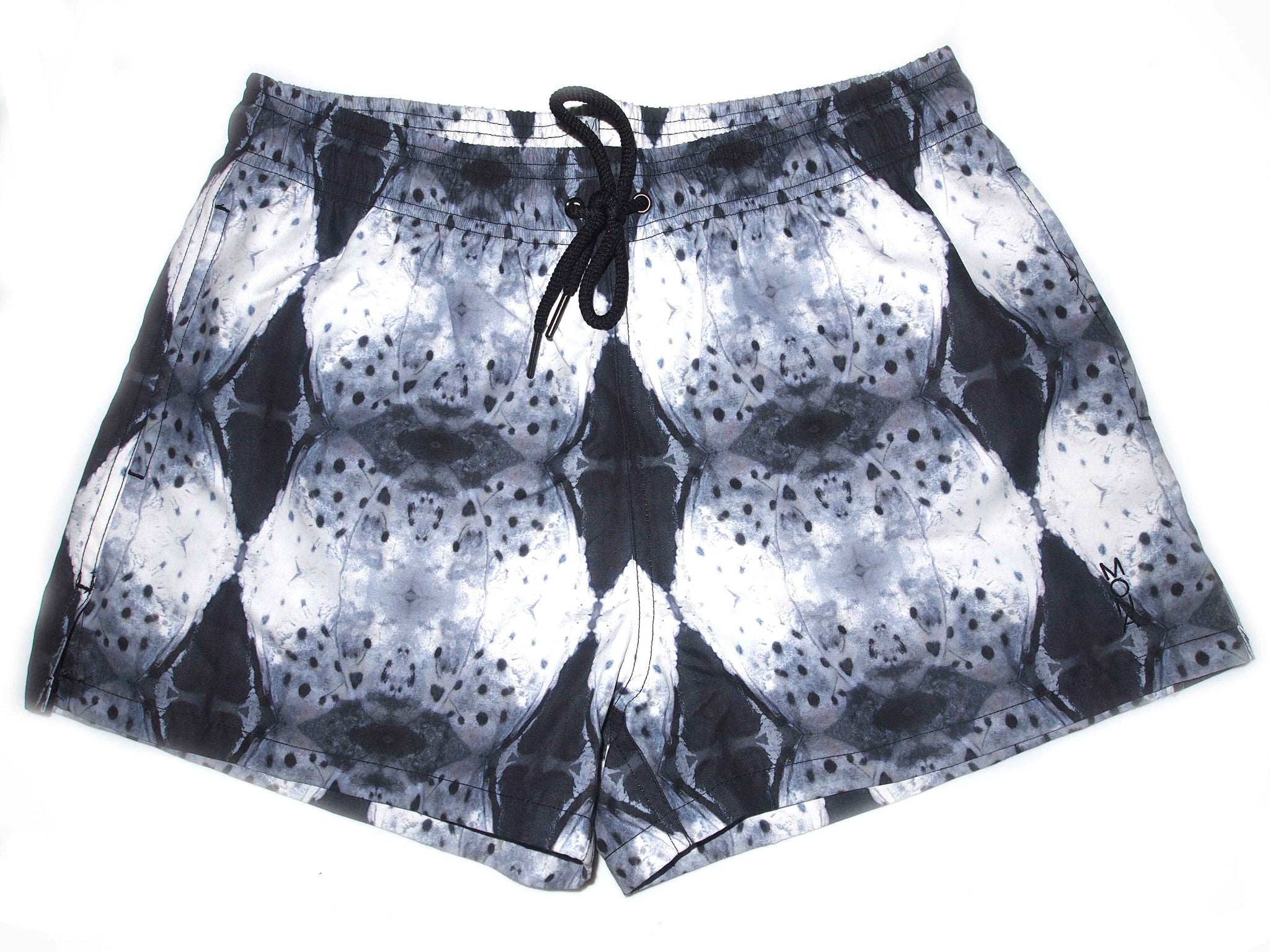 Blue mens swim shorts