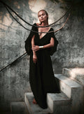 Black Silk Venus Kaftan