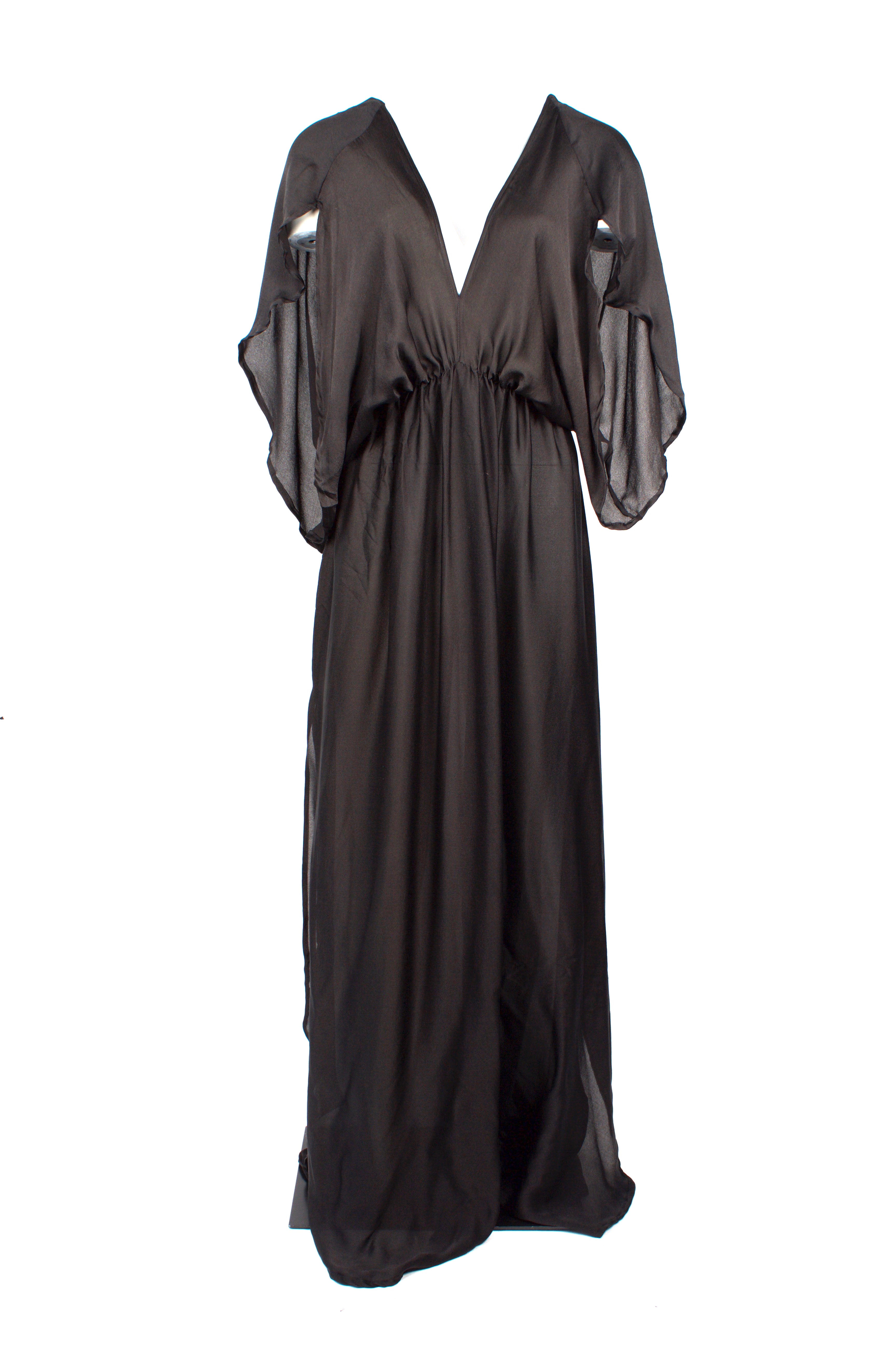 Black Silk Venus Kaftan